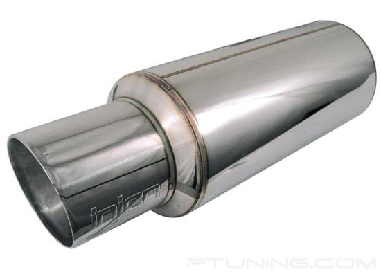 Picture of Stainless Steel Exhaust Muffler with Single Rolled Tip