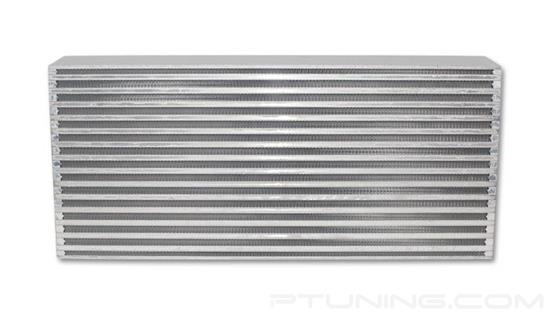 Picture of Horizontal Flow Air-to-Air Intercooler Core, 22" Width x 9" Height, 3.25" Thick, Aluminum Bar and Plate, 550 HP