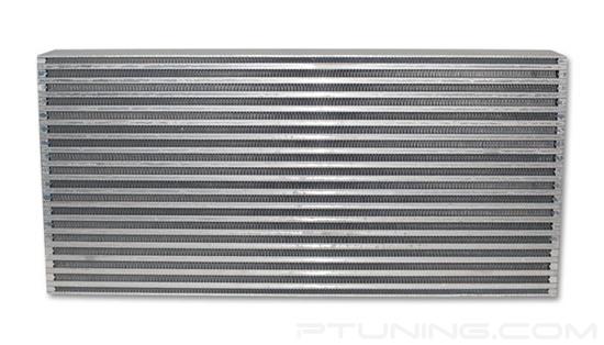 Picture of Horizontal Flow Air-to-Air Intercooler Core, 25" Width x 11.8" Height, 3.5" Thick, Aluminum Bar and Plate, 875 HP