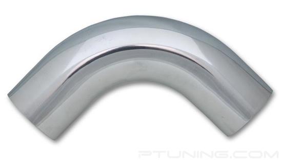 Picture of Aluminum 90 Degree Mandrel Bend Tubing, 3.5" OD, 4.5" CLR - Polished