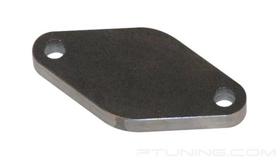 Picture of 35-38mm 2-Bolt External Wastegate Block-Off Flange with Drilled Holes, 3/8" Thick, Mild Steel