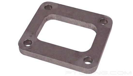 Picture of T04 Turbine Inlet Flange with Drilled Holes, 50.71mm x 76.82mm Inlet, 1/2" Thick, Mild Steel