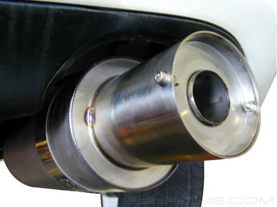 Picture of Titanium Racing Muffler Exhaust System with Single Rear Exit