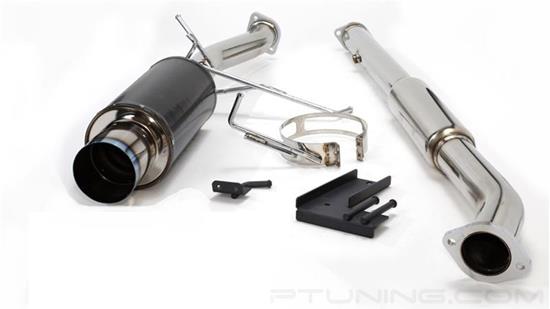 Picture of Carbon-Ti Series 304 SS Axle-Back Exhaust System with Single Rear Exit
