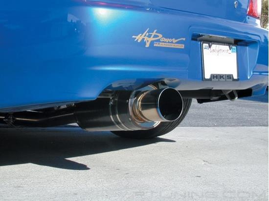 Picture of Carbon-Ti Series 304 SS Axle-Back Exhaust System with Single Rear Exit