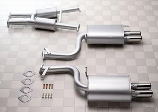 Picture of 304 SS Turbo Exhaust System with Quad Rear Exit