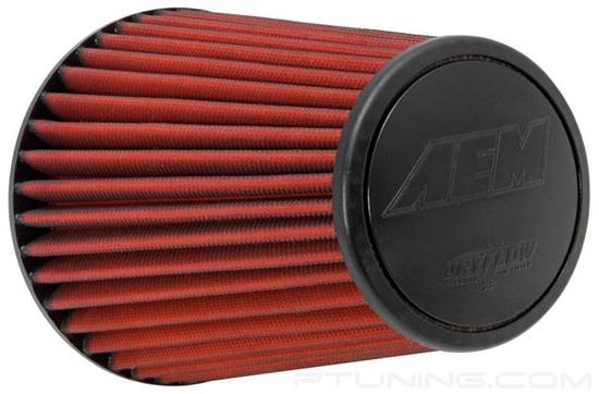 Picture of DryFlow Synthetic Air Filter - Red, Round, Tapered