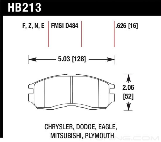 Picture of High Performance Street Front Brake Pads