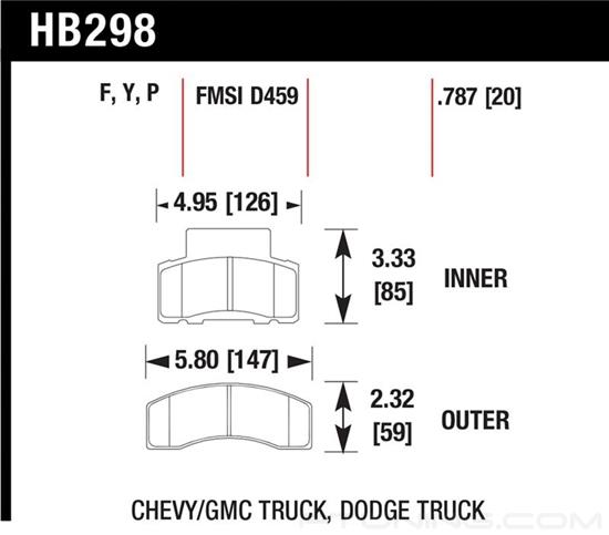 Picture of High Performance Street Front Brake Pads