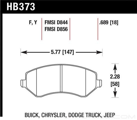 Picture of High Performance Street Brake Pads