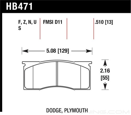 Picture of High Performance Street Front Brake Pads