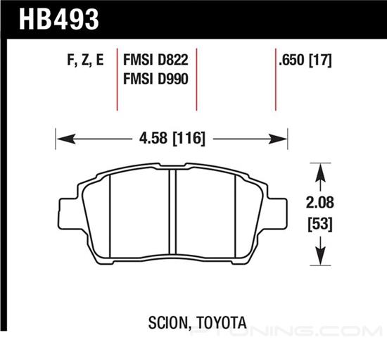 Picture of High Performance Street Front Brake Pads