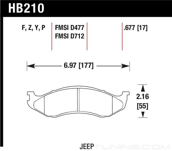 Picture of Light Truck and SUV Front Brake Pads
