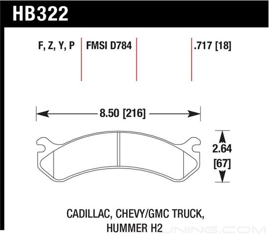 Picture of SuperDuty Truck Front Brake Pads