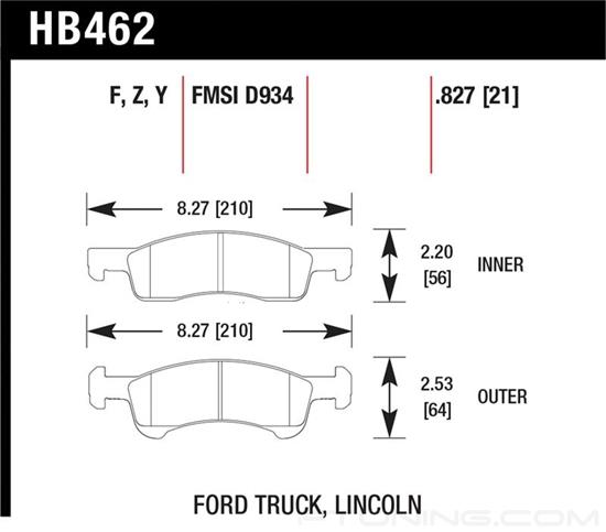Picture of Light Truck and SUV Front Brake Pads
