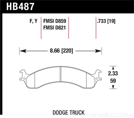 Picture of Light Truck and SUV Front Brake Pads