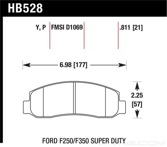 Picture of Light Truck and SUV Front Brake Pads