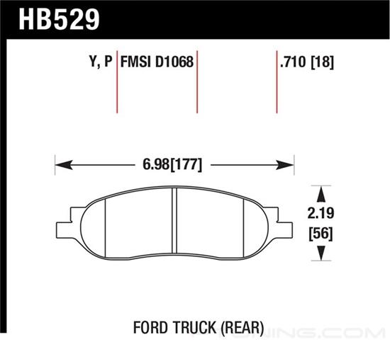 Picture of Light Truck and SUV Rear Brake Pads