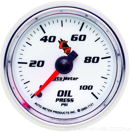 Picture of C2 Series 2-1/16" Oil Pressure Gauge, 0-100 PSI