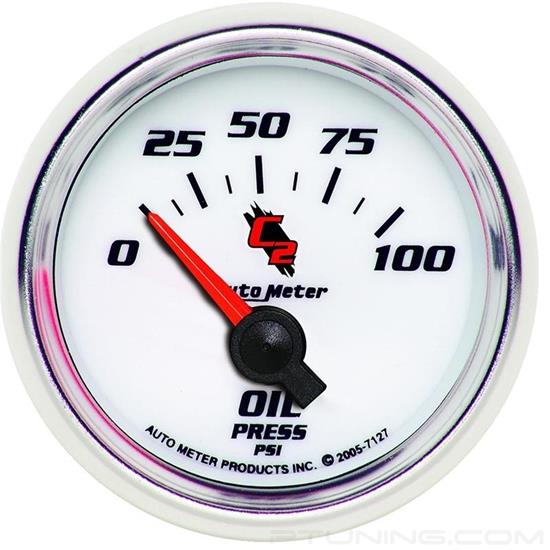 Picture of C2 Series 2-1/16" Oil Pressure Gauge, 0-100 PSI