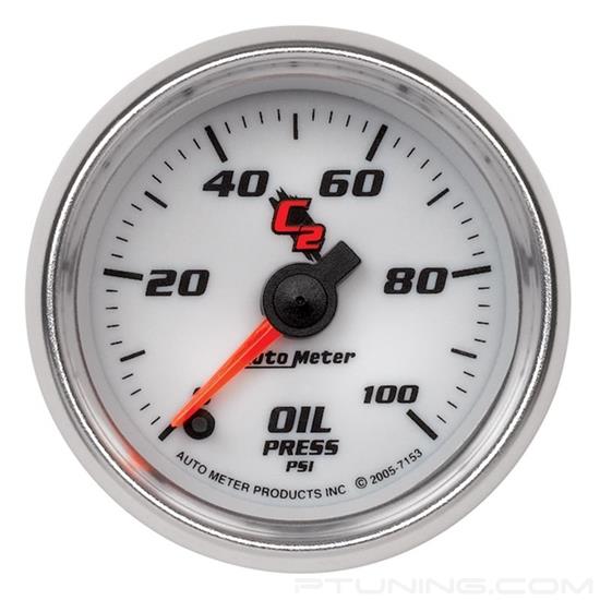 Picture of C2 Series 2-1/16" Oil Pressure Gauge, 0-100 PSI