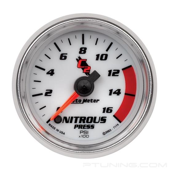 Picture of C2 Series 2-1/16" Nitrous Pressure Gauge, 0-1600 PSI