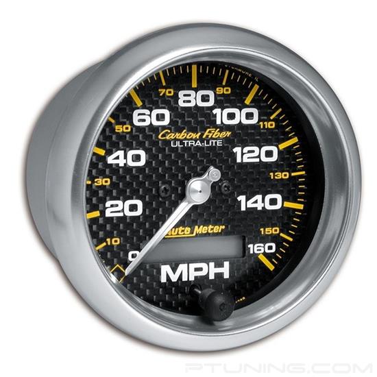 Picture of Carbon Fiber Series 3-3/8" Speedometer Gauge, 0-160 MPH