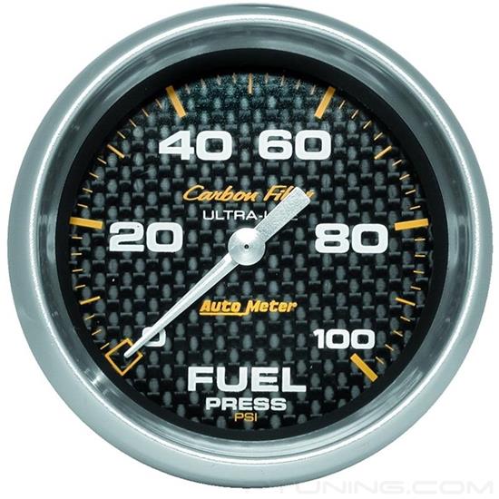 Picture of Carbon Fiber Series 2-5/8" Fuel Pressure Gauge, 0-100 PSI