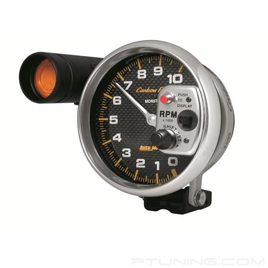 Picture of Carbon Fiber Series 5" Pedestal Tachometer Gauge, 0-10,000 RPM