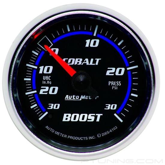 Picture of Cobalt Series 2-1/16" Boost/Vacuum Gauge, 30 In Hg/30 PSI