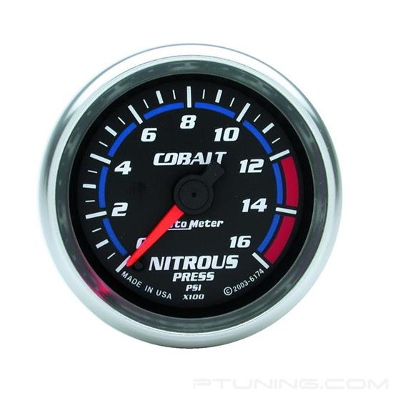 Picture of Cobalt Series 2-1/16" Nitrous Pressure Gauge, 0-1600 PSI