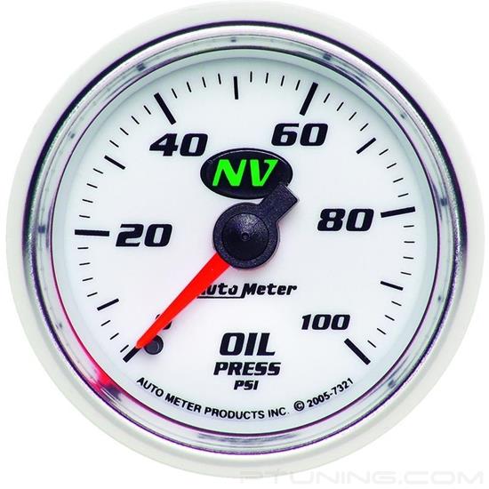 Picture of NV Series 2-1/16" Oil Pressure Gauge, 0-100 PSI