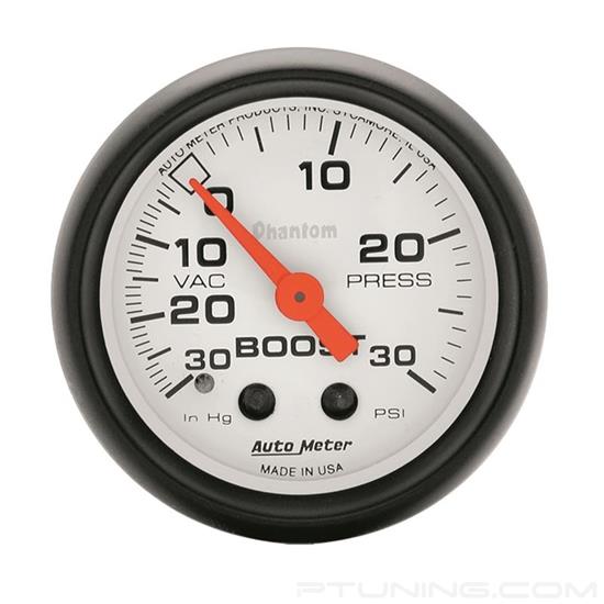 Picture of Phantom Series 2-1/16" Boost/Vacuum Gauge, 30 In Hg/30 PSI