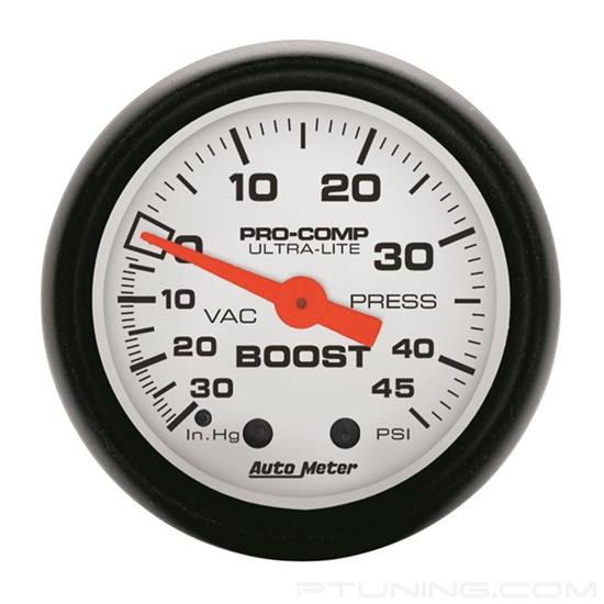 Picture of Phantom Series 2-1/16" Boost/Vacuum Gauge, 30 In Hg/45 PSI