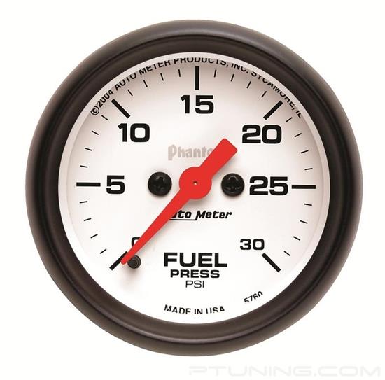 Picture of Phantom Series 2-1/16" Fuel Pressure Gauge, 0-30 PSI