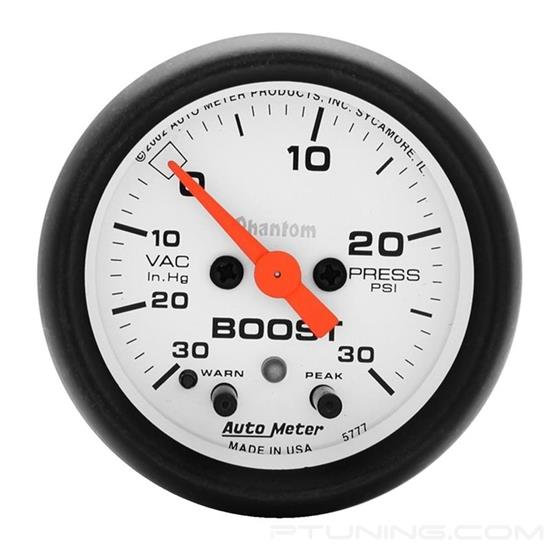 Picture of Phantom Series 2-1/16" Boost/Vacuum Gauge, 30 In Hg/30 PSI