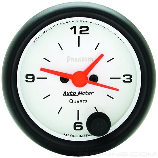 Picture of Phantom Series 2-1/16" Clock Gauge, 12 Hour