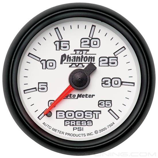 Picture of Phantom II Series 2-1/16" Boost Gauge, 0-35 PSI