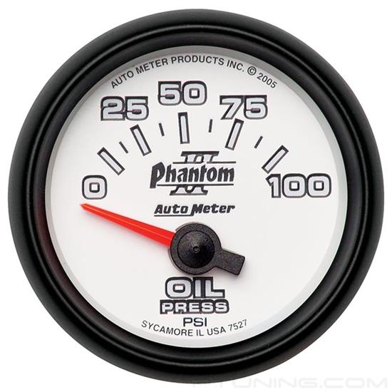 Picture of Phantom II Series 2-1/16" Oil Pressure Gauge, 0-100 PSI