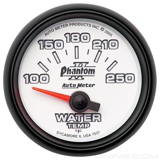 Picture of Phantom II Series 2-1/16" Water Temperature Gauge, 100-250 F