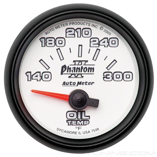 Picture of Phantom II Series 2-1/16" Oil Temperature Gauge, 140-300 F