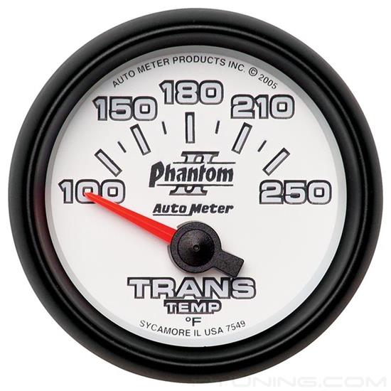 Picture of Phantom II Series 2-1/16" Transmission Temperature Gauge, 100-250 F
