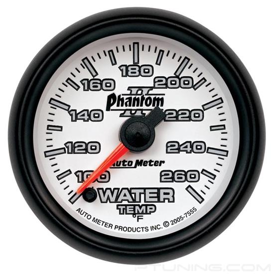 Picture of Phantom II Series 2-1/16" Water Temperature Gauge, 100-260 F