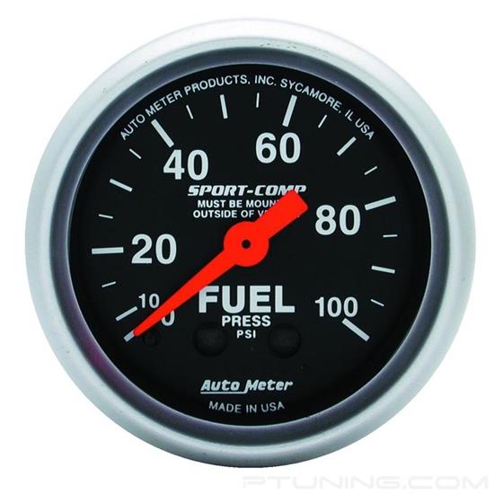 Picture of Sport-Comp Series 2-1/16" Fuel Pressure Gauge, 0-100 PSI