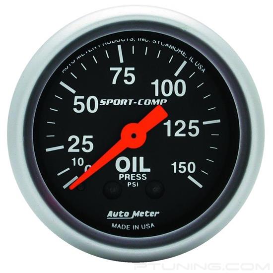Picture of Sport-Comp Series 2-1/16" Oil Pressure Gauge, 0-150 PSI
