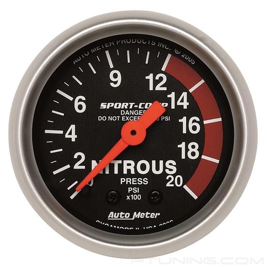 Picture of Sport-Comp Series 2-1/16" Nitrous Pressure Gauge, 0-2000 PSI