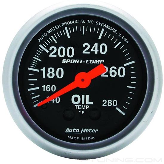 Picture of Sport-Comp Series 2-1/16" Oil Temperature Gauge, 140-280 F