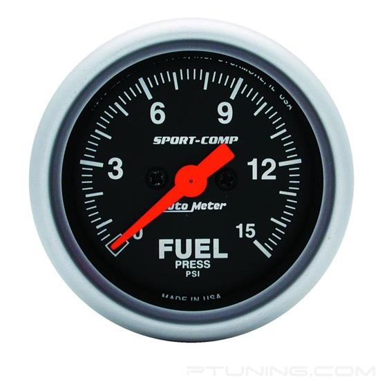 Picture of Sport-Comp Series 2-1/16" Fuel Pressure Gauge, 0-15 PSI