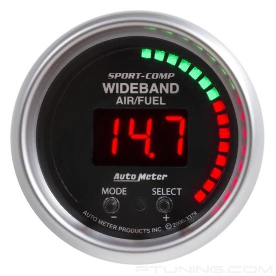 Picture of Sport-Comp Digital Series 2-1/16" Wideband Pro Air/Fuel Ratio Gauge, 6:1-20:1 AFR