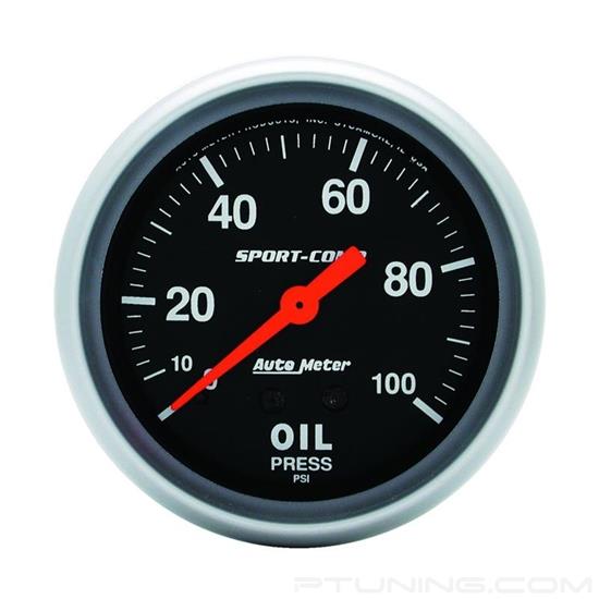 Picture of Sport-Comp Series 2-5/8" Oil Pressure Gauge, 0-100 PSI